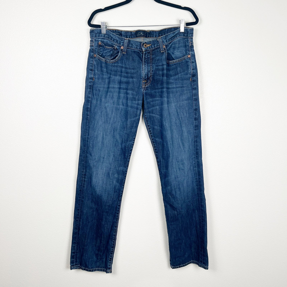 Lucky Brand Men's 221 Original Straight Leg Blue Jeans Sz 34 - Picture 1 of 6